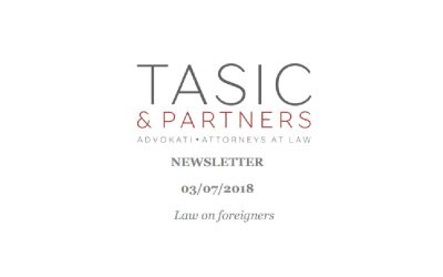 TASIC & Partners informs on the new law on foreigners