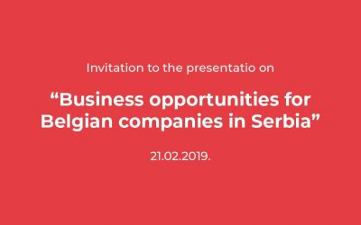 Invitation to the presentation on “Business Opportunities for Belgian Companies in Serbia”
