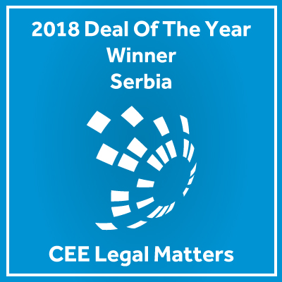Živković Samardžić Wins the 2018 Deal of the Year Award for Serbia