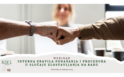 Webinar: Internal Code of Conduct and Procedure Related to Harassment in the Workplace